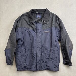 Vintage Polo Jeans Co Ralph Lauren Nylon Full Zip Jacket Size XL Fleece Lined